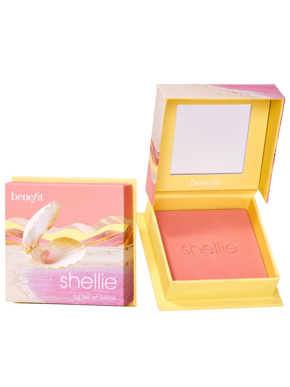 Benefit Cosmetics Shellie Silky-Soft Powder Blush | Full Size | New Sealed